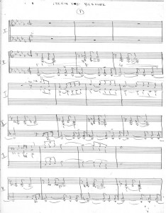 Begin The Beguine Duo Piano Handwritten Score By Cy Page 1
