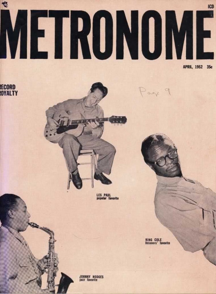Metronome Magazine April 1952 Cover