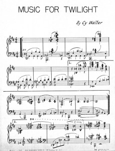 Music For Twilight Professional Score Page 1