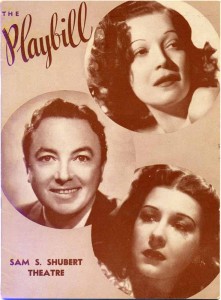 Playbill 1940 Cover
