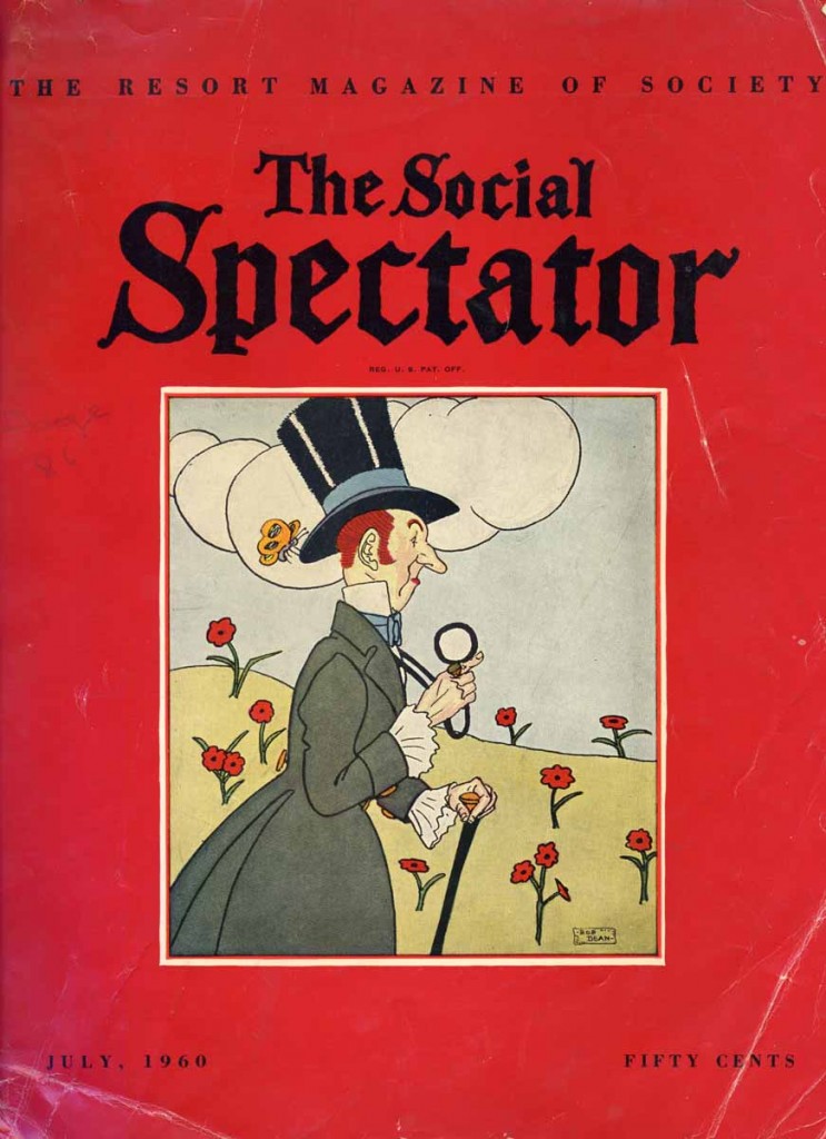 Social Spectator Magazine July 1960 Cover