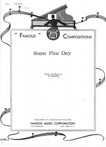 Some Fine Day (see also One Fine Day) Cover